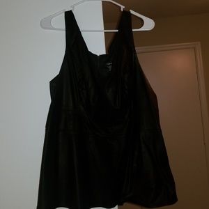 LAST CHANCE! Pleather Peplum Top